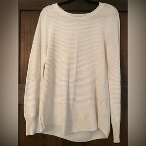 Woman’s, Large, white, sweater.